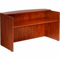 Boss Office Products Boss Reception Desk - 71in  - Cherry N169-C